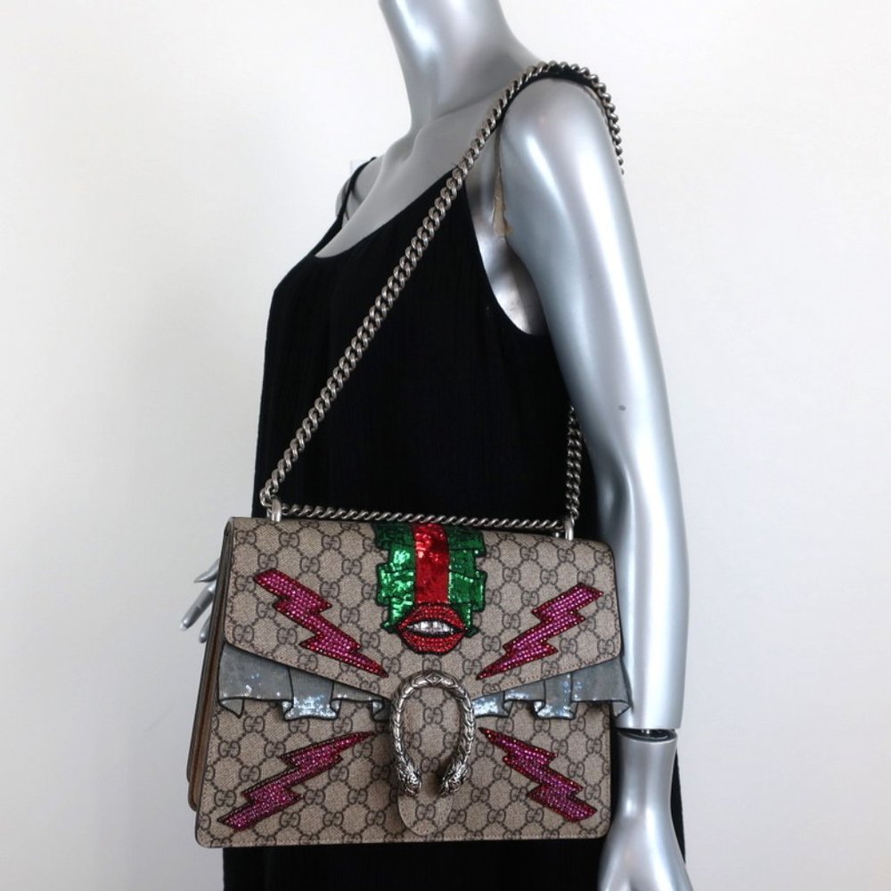 Gucci Dionysus Sequin Embroidered GG Supreme - Picture 2 of 12